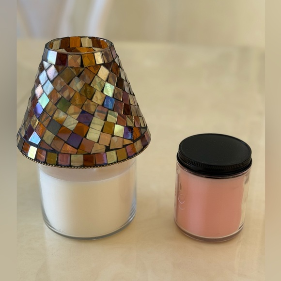 PartyLite HB3105U Global Fusion Mosaic Decorative Shade & Candles - Picture 4 of 7